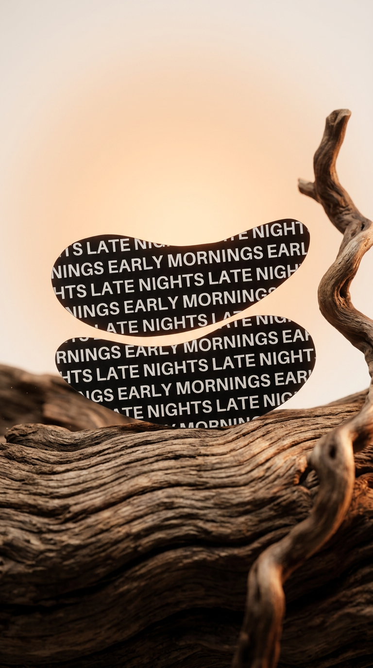 AI product shot of Overtime Undereye Masks