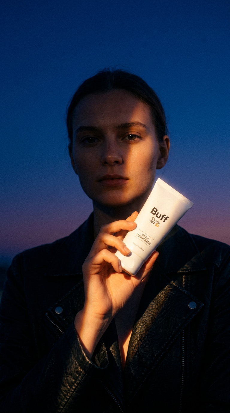 AI product shot of Moisturising SPF50