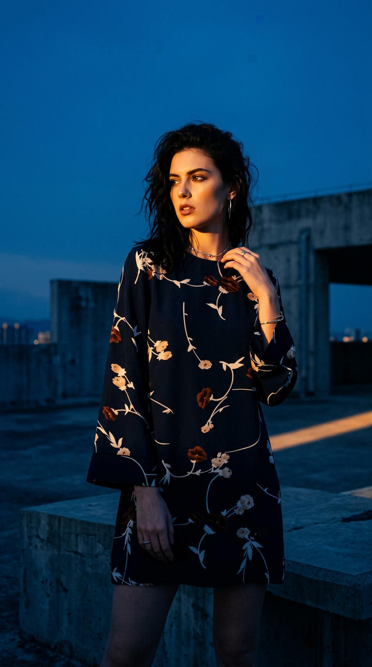 AI product shot of Ganni Dress