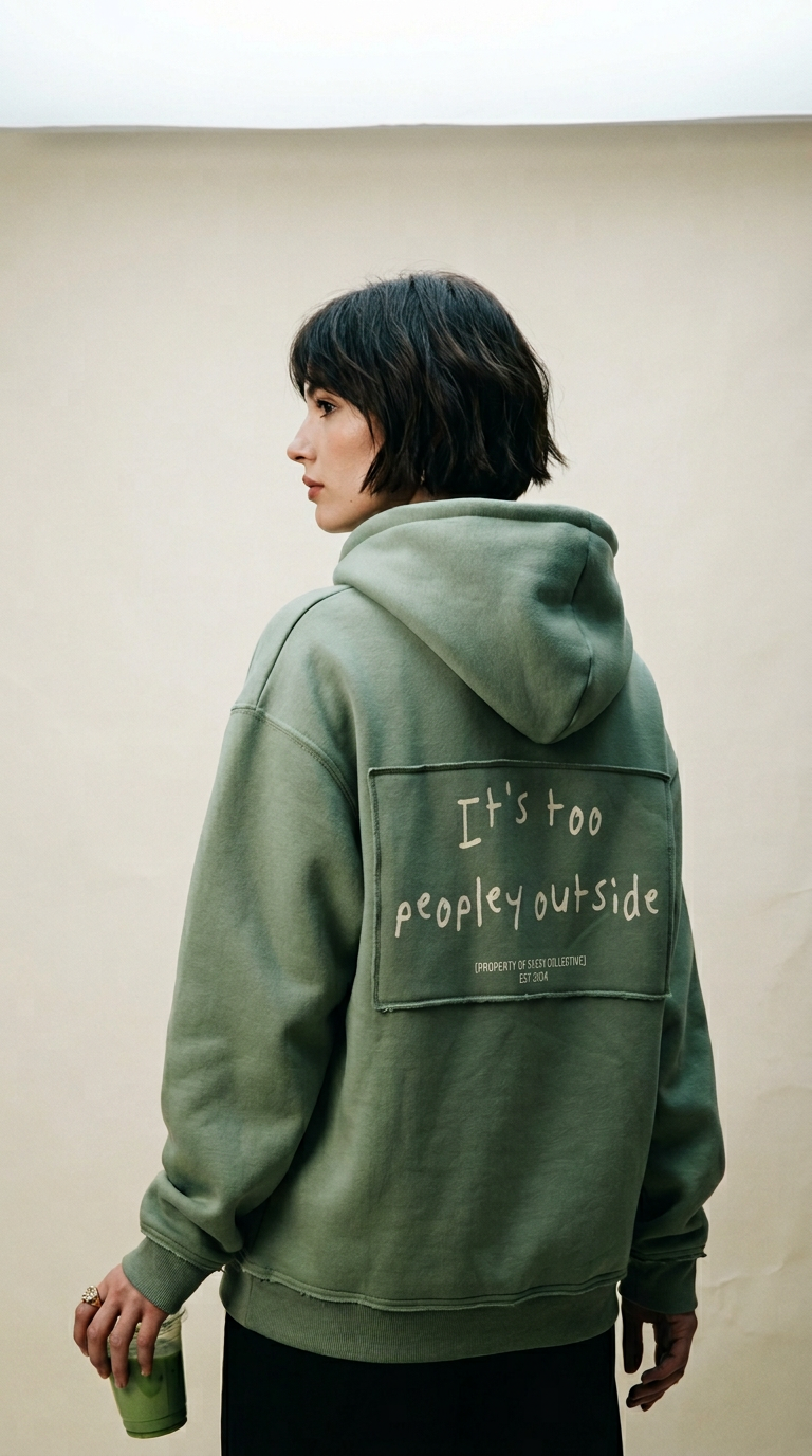 AI product shot of BLUZA PEOPLEY UNISEX