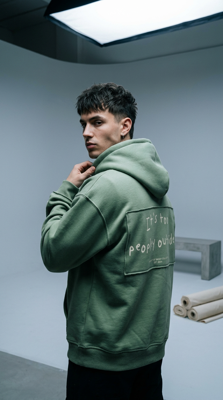 AI product shot of BLUZA PEOPLEY UNISEX