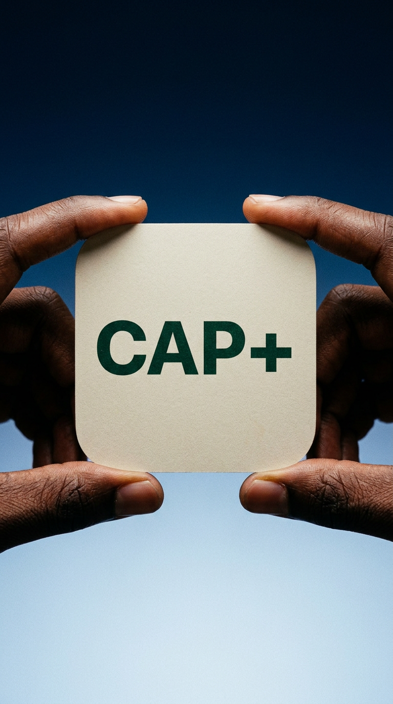 AI product shot of Cap+