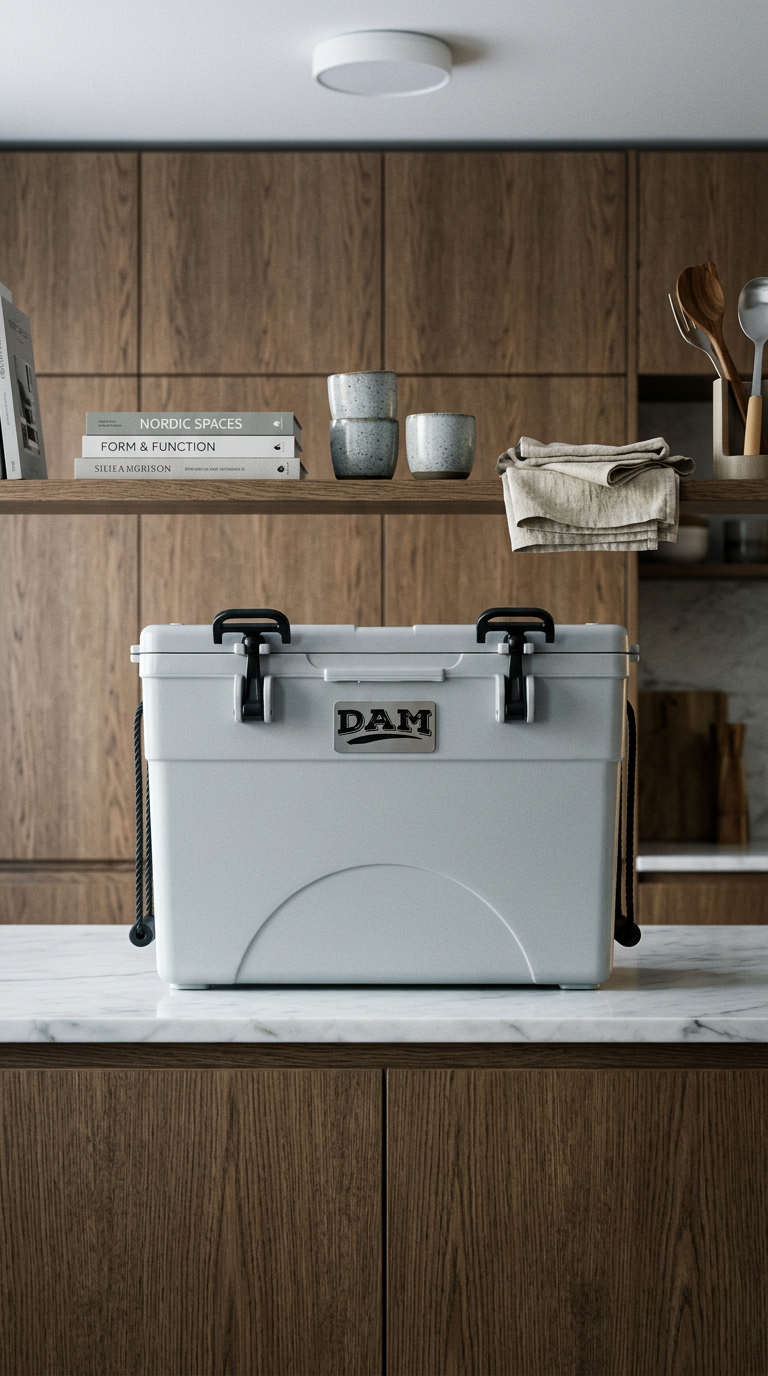 AI product shot of DAM 35 Vacuum Insulated Cooler