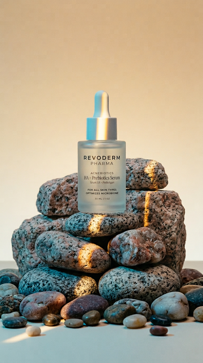 AI product shot of HA + Prebiotics Serum for Face + Eyes (formerly Intense Hydrating Serum)