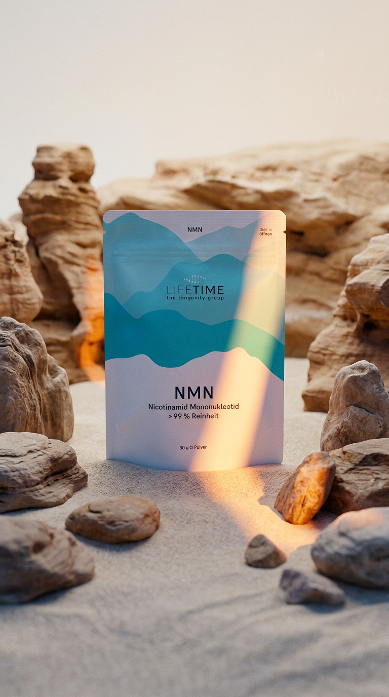 AI product shot of NMN Pulver