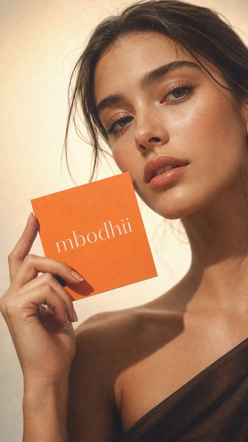 AI product shot of mbodhii Skincare Gift Card