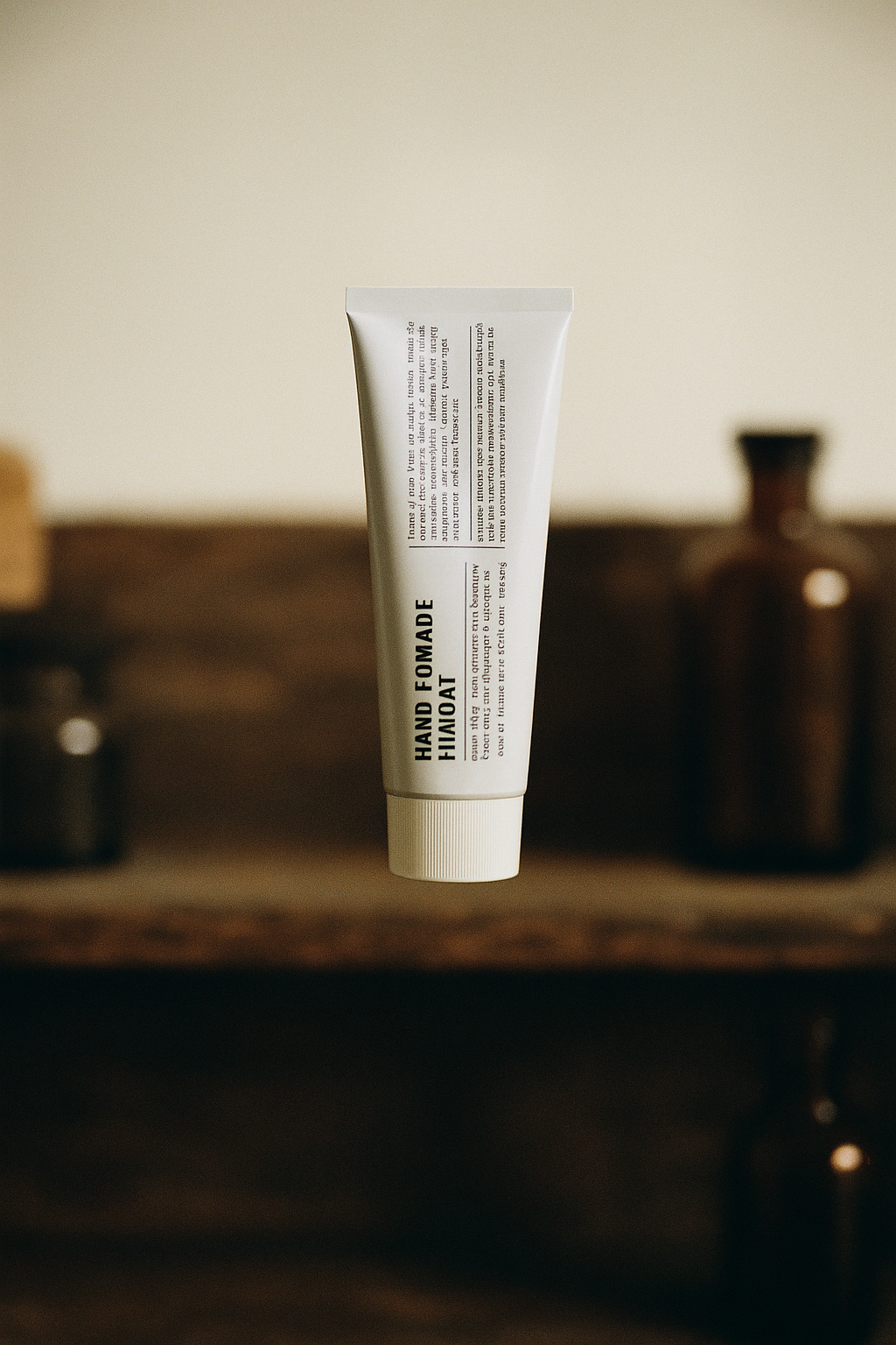 AI product shot of Hinoki Hand Pomade