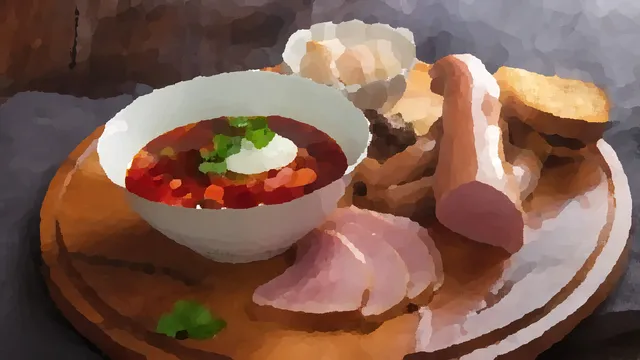 ロシア風ボルシチ