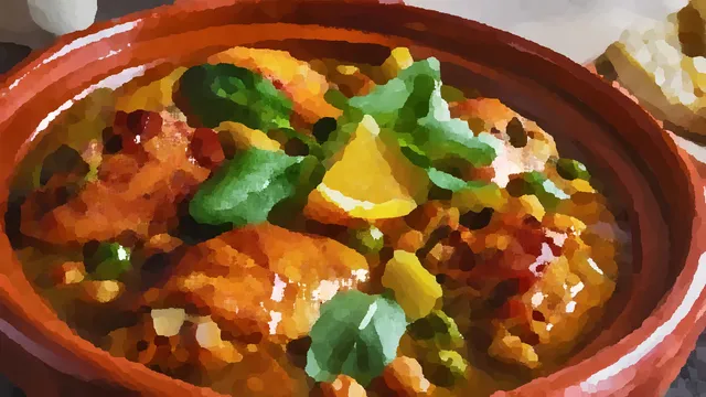 モロッコ風鶏肉のタジン 🇲🇦🍗🥕 (2人分)