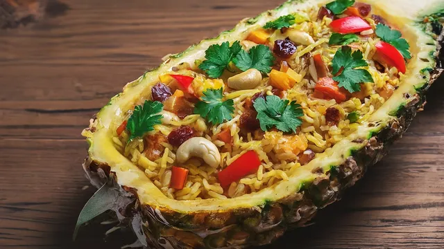 タイ風🇹🇭パイナップルチャーハン🍍🍚