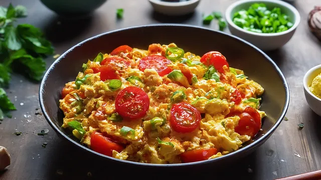 🇨🇳中国の家庭の味！トマトと卵の炒め物🍅🥚