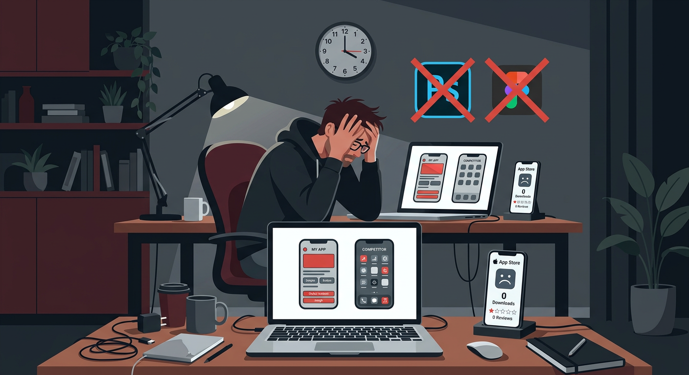 Upload your iOS and Android screenshots for AI processing