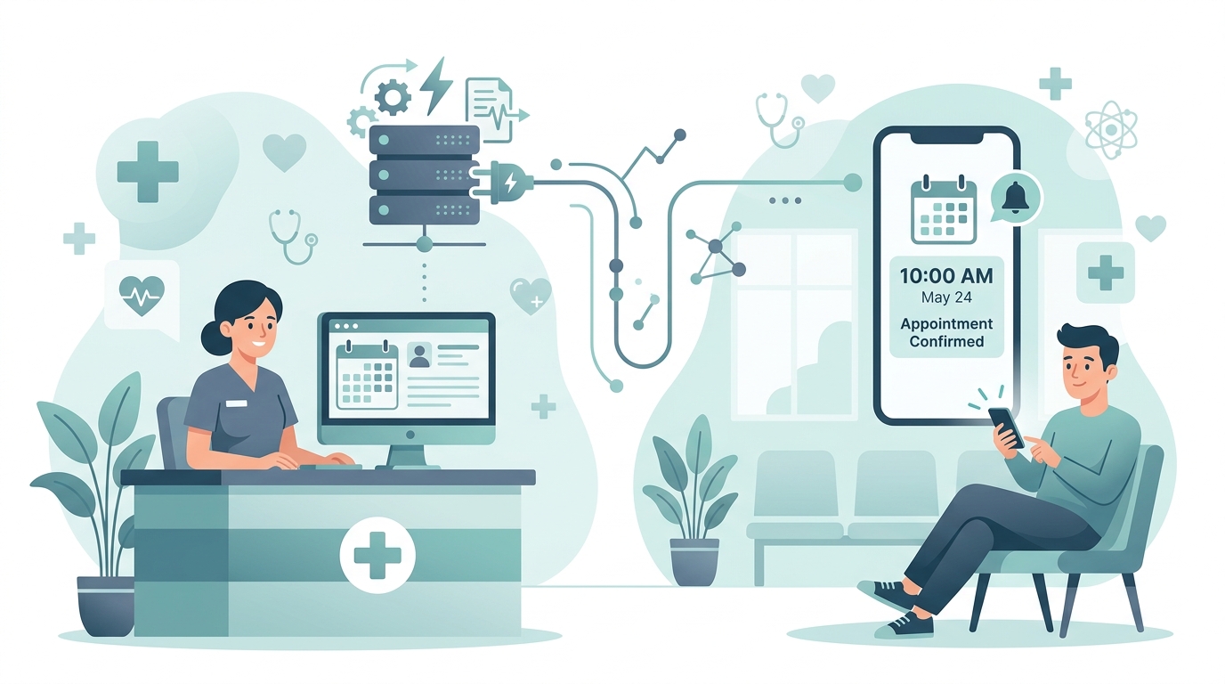 API: Webhook setup for appointment notifications