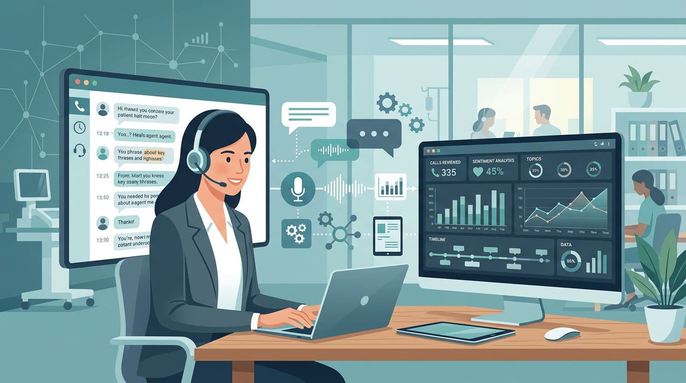 Voice Agent: Reviewing call transcripts and analytics