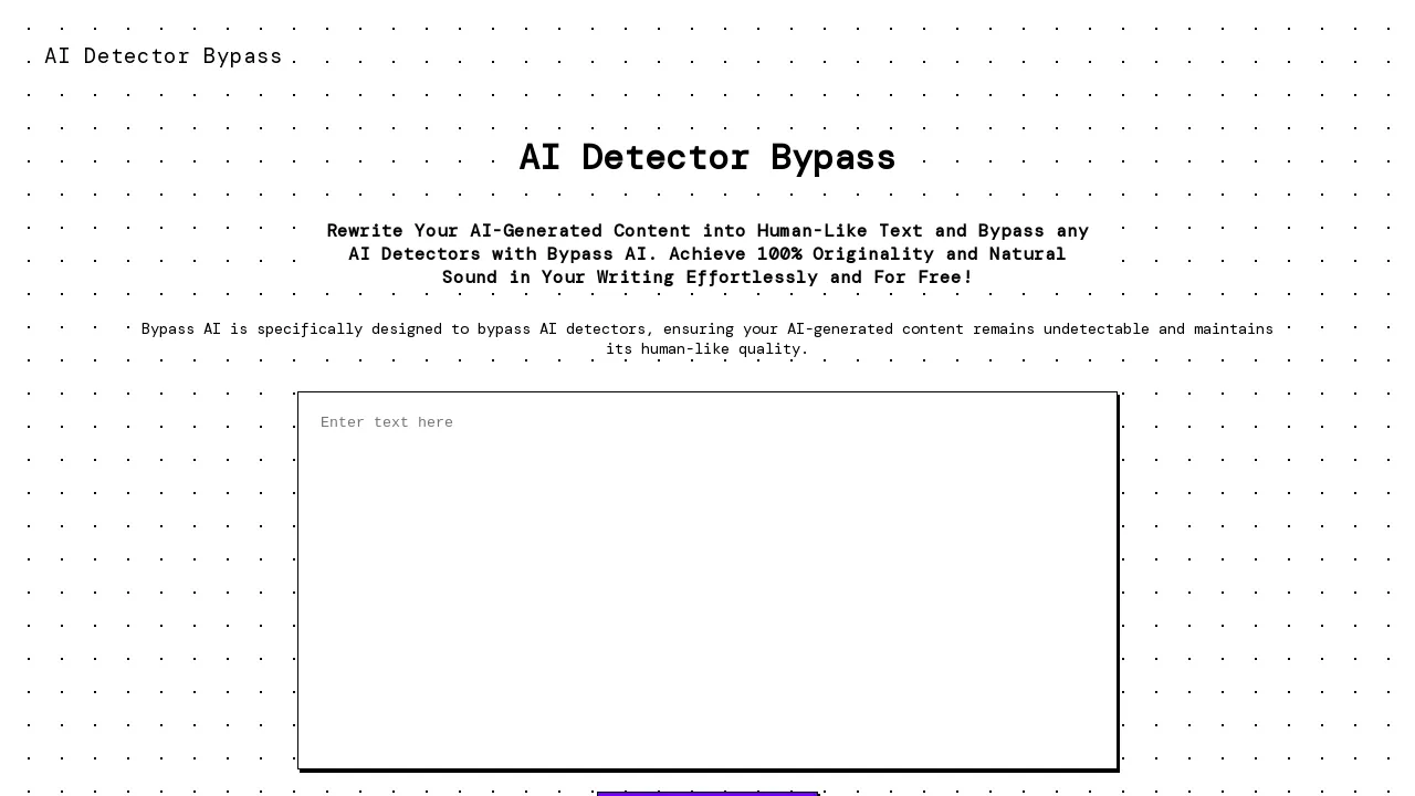 AI Detector Bypass