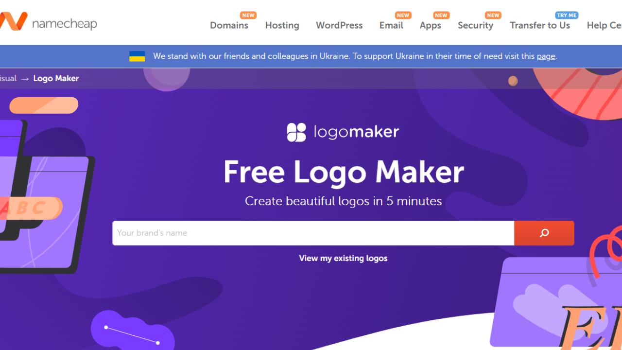 Namecheap Free Logo Maker screenshot