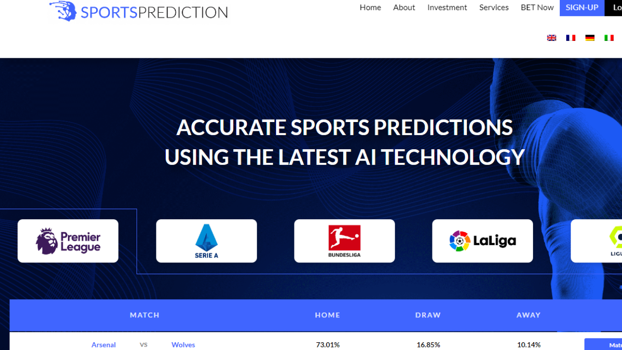 AI Sports Prediction screenshot