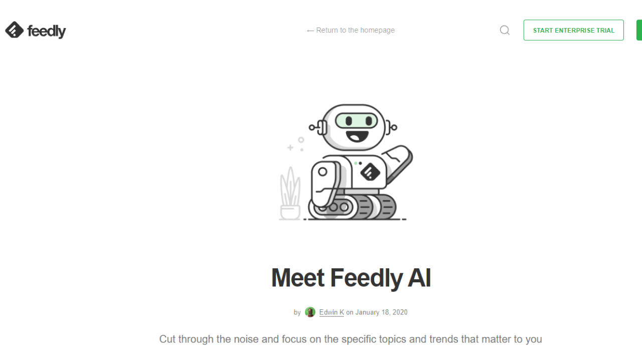 Feedly Leo screenshot