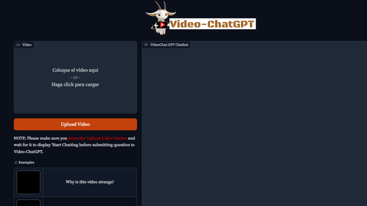 Video ChatGPT screenshot