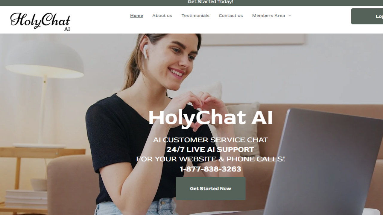 Holychat AI screenshot