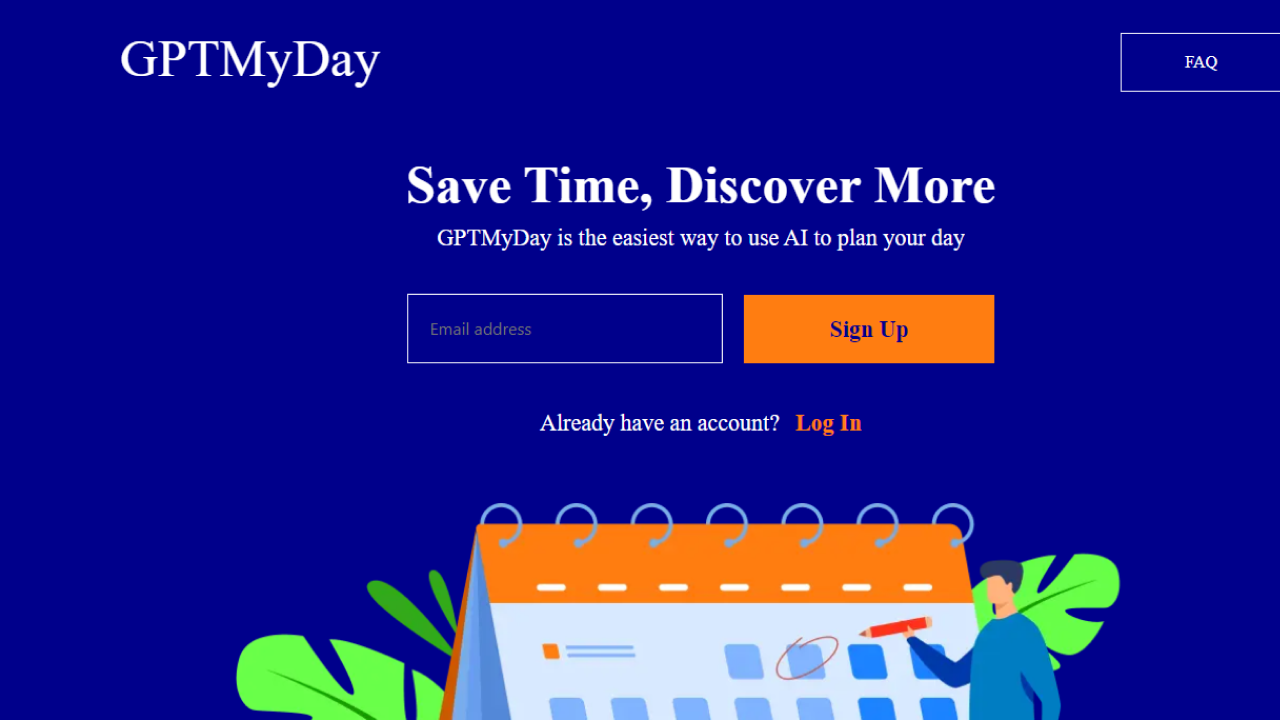 GPTMyDay screenshot