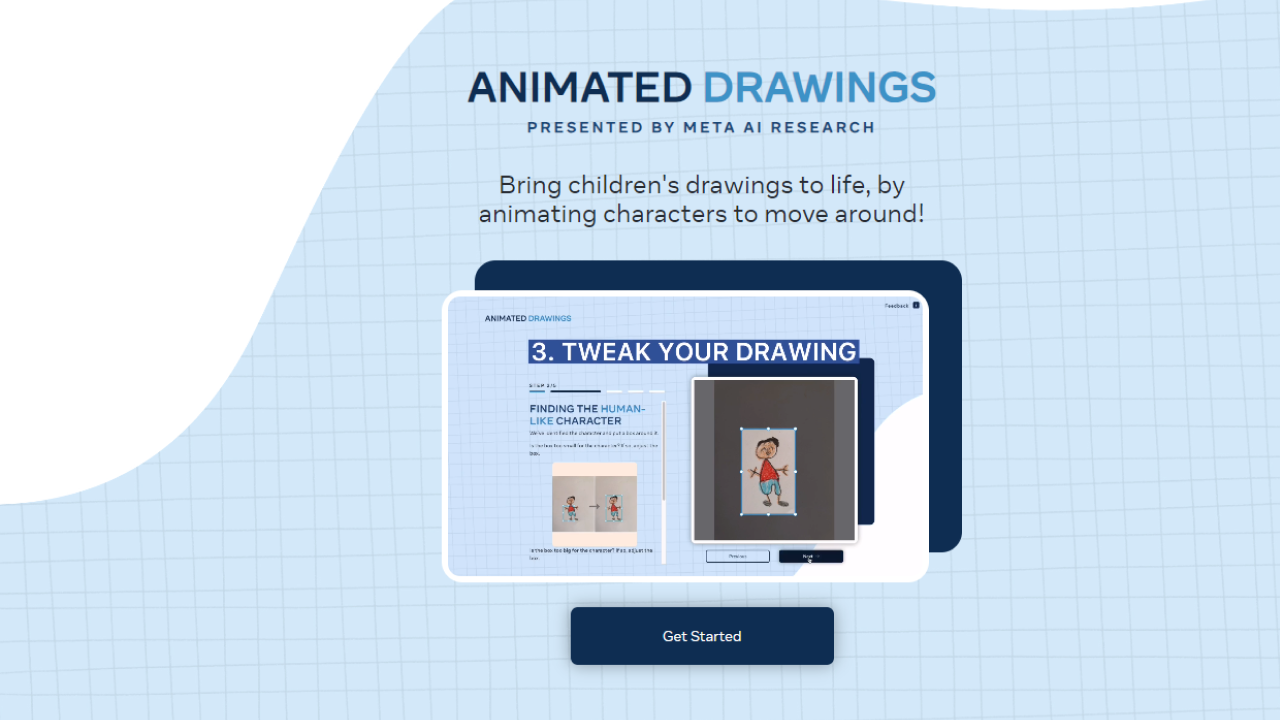 Animated Drawings screenshot
