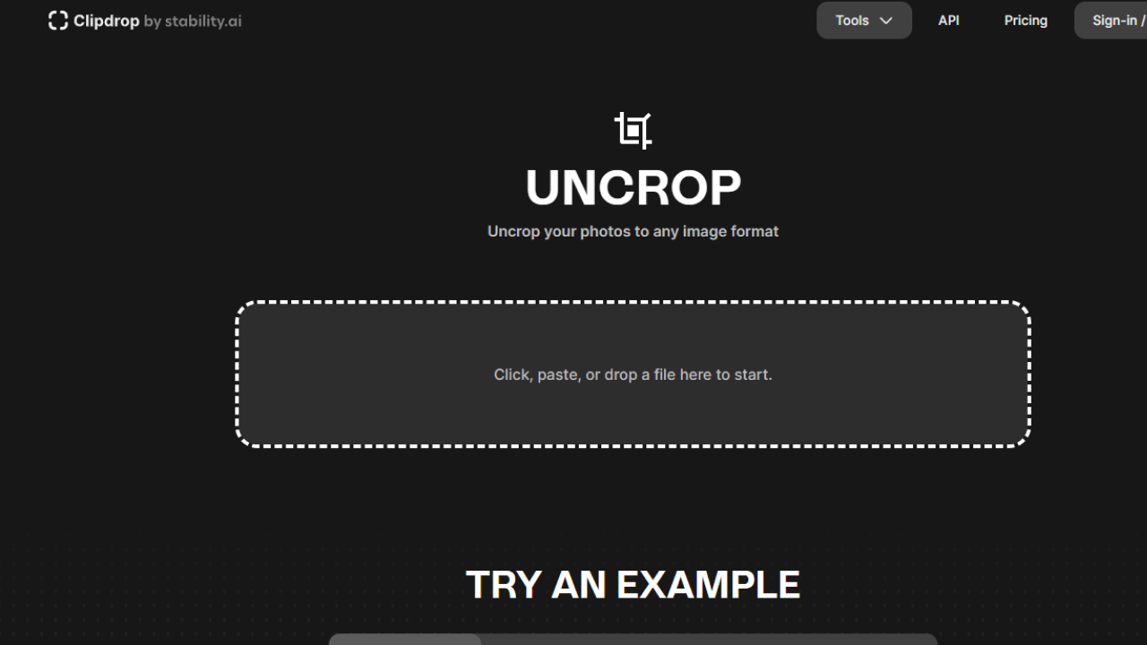 Uncrop by Stability AI