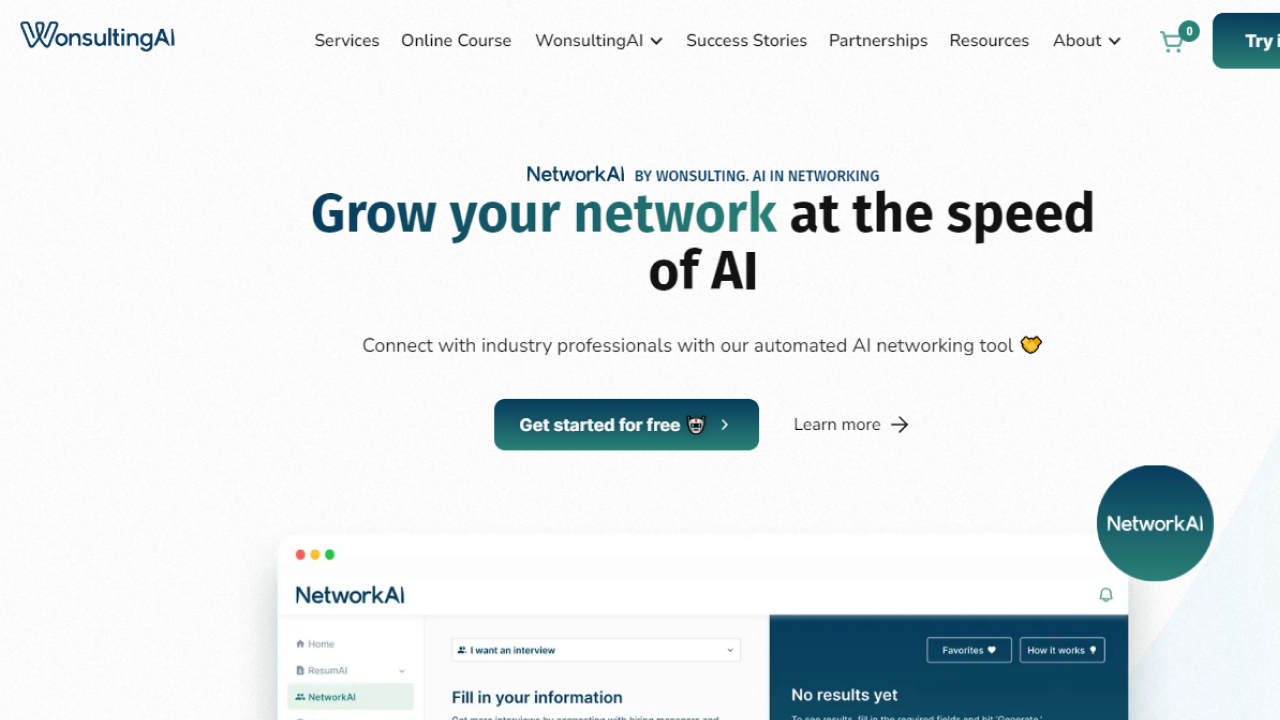 Network AI screenshot