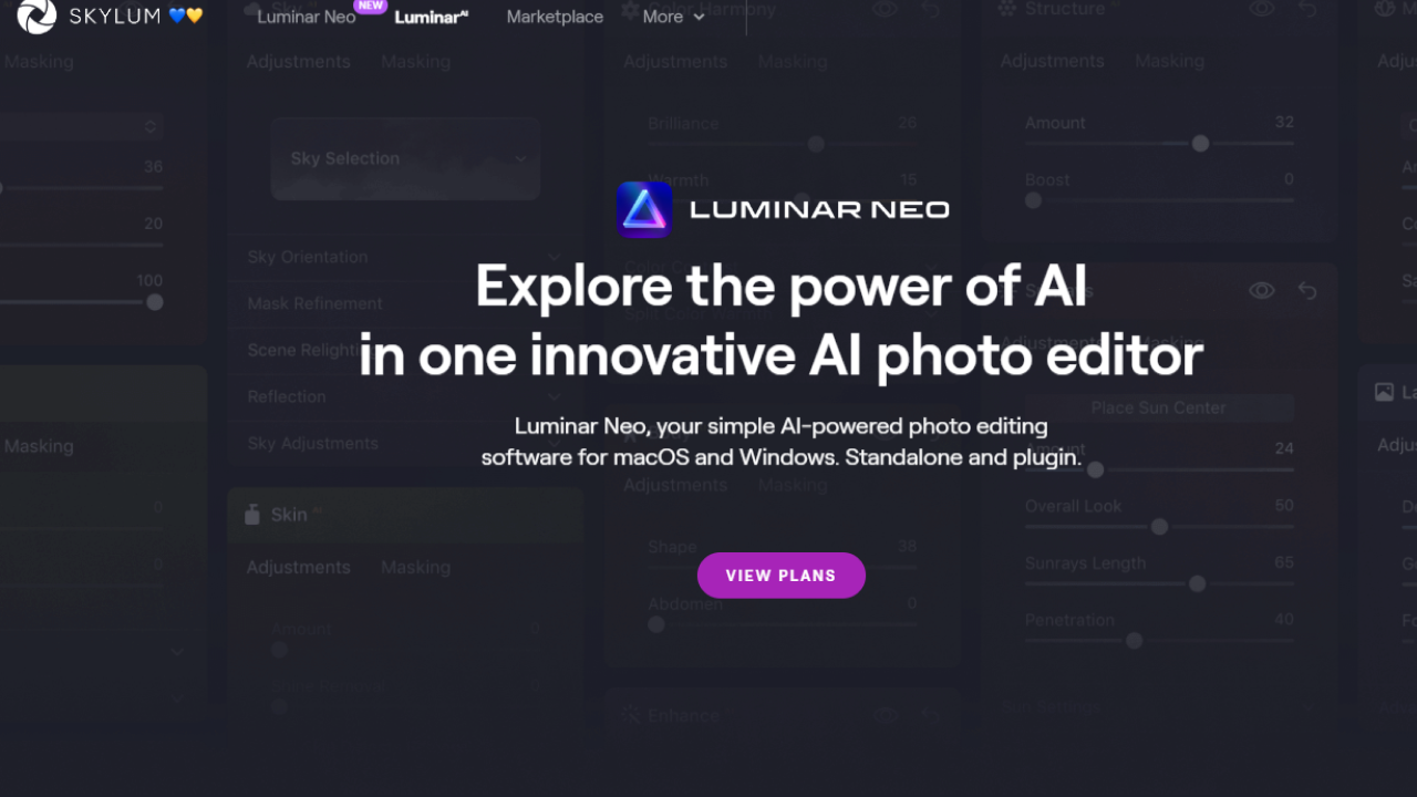 Luminar AI screenshot