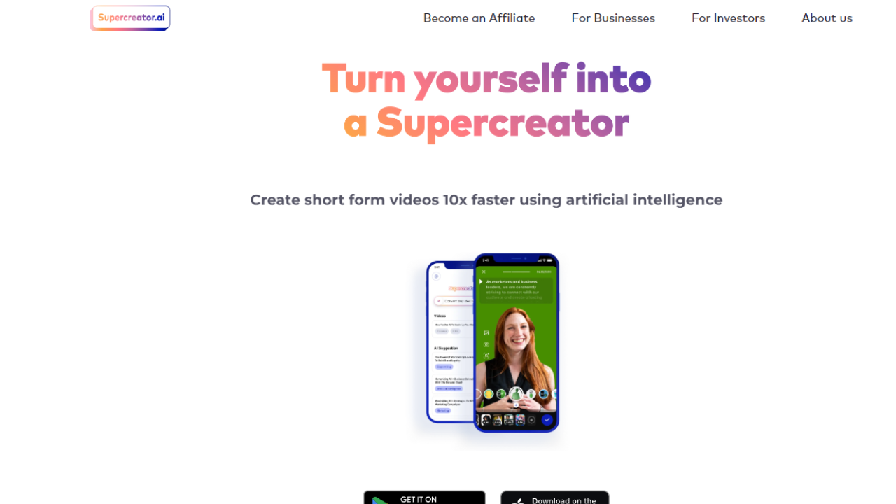 Supercreator AI screenshot