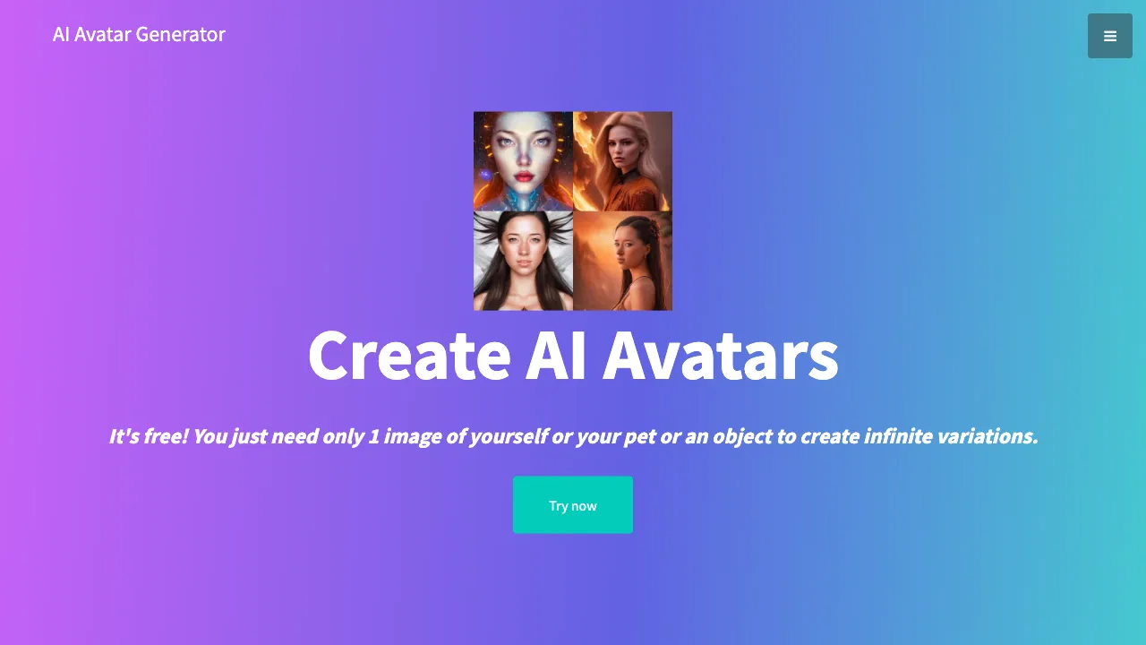 AI Avatar Generator screenshot