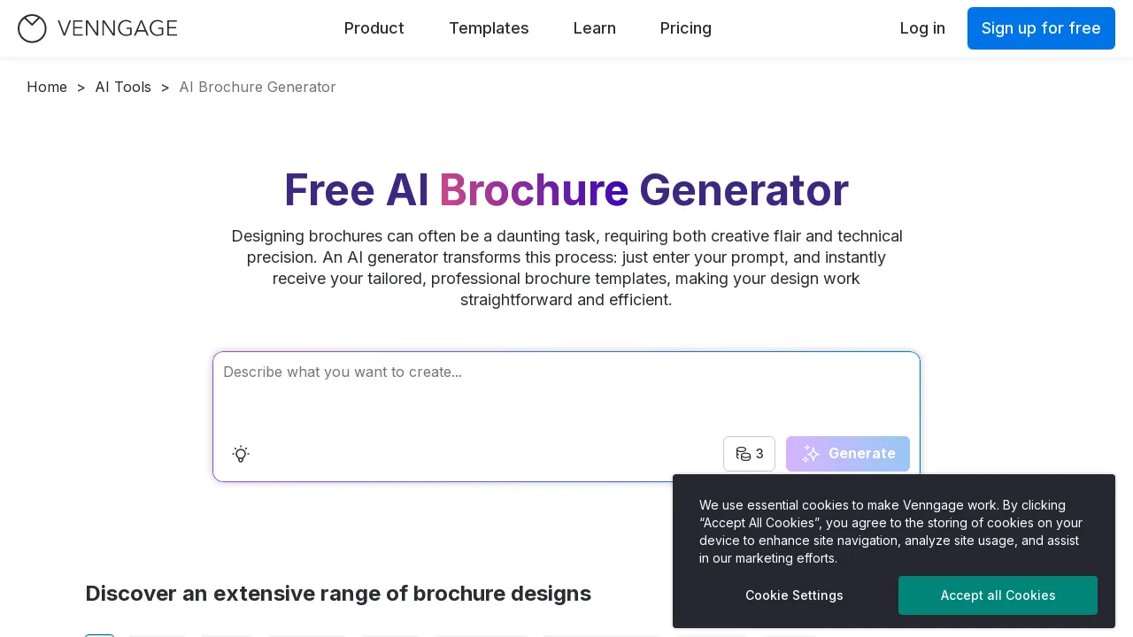 AI Brochure Generator screenshot