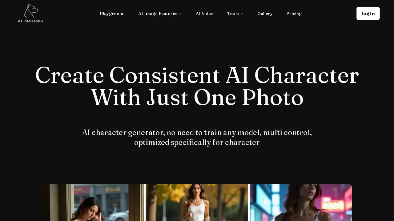 AI Character Generator: Personalize Your AI Character with Just One Photo. screenshot