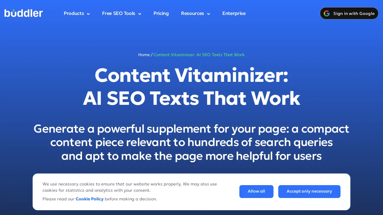 AI Content Vitaminizer by Buddler