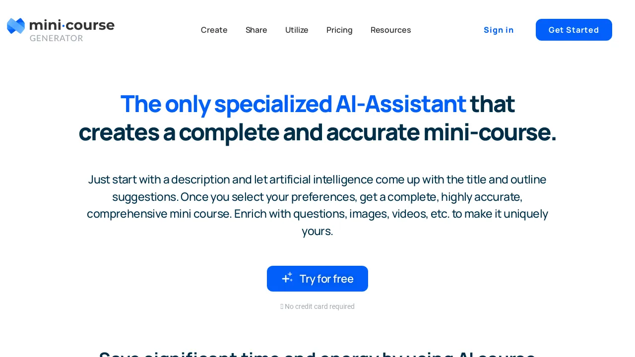 AI Course Creator screenshot