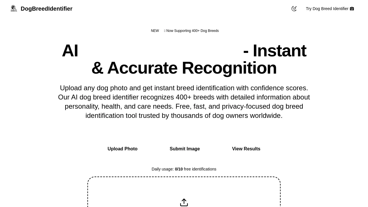 AI Dog Breed Identifier