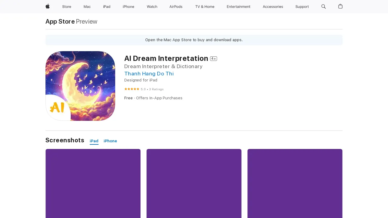 AI Dream Interpretation screenshot