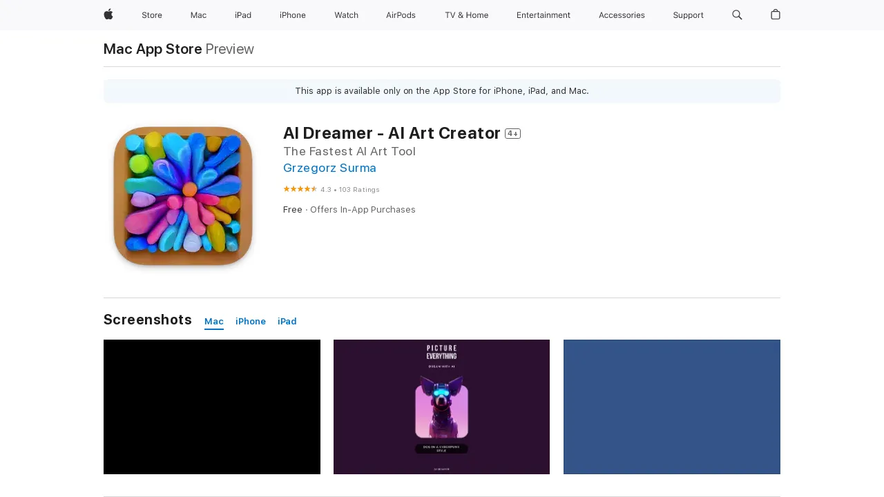 AI Dreamer screenshot