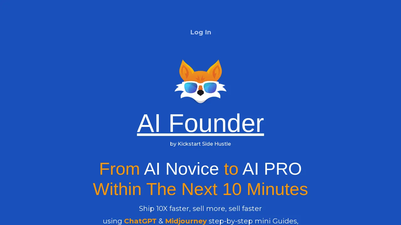 AI Founder - by Kickstart Side Hustle