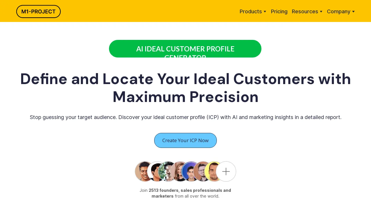 AI Ideal Customer Profile screenshot