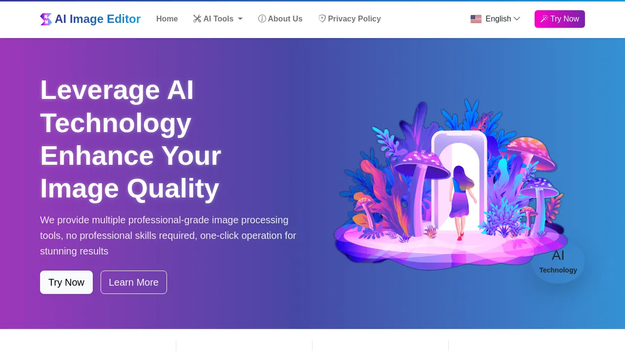 AI Image Editor screenshot