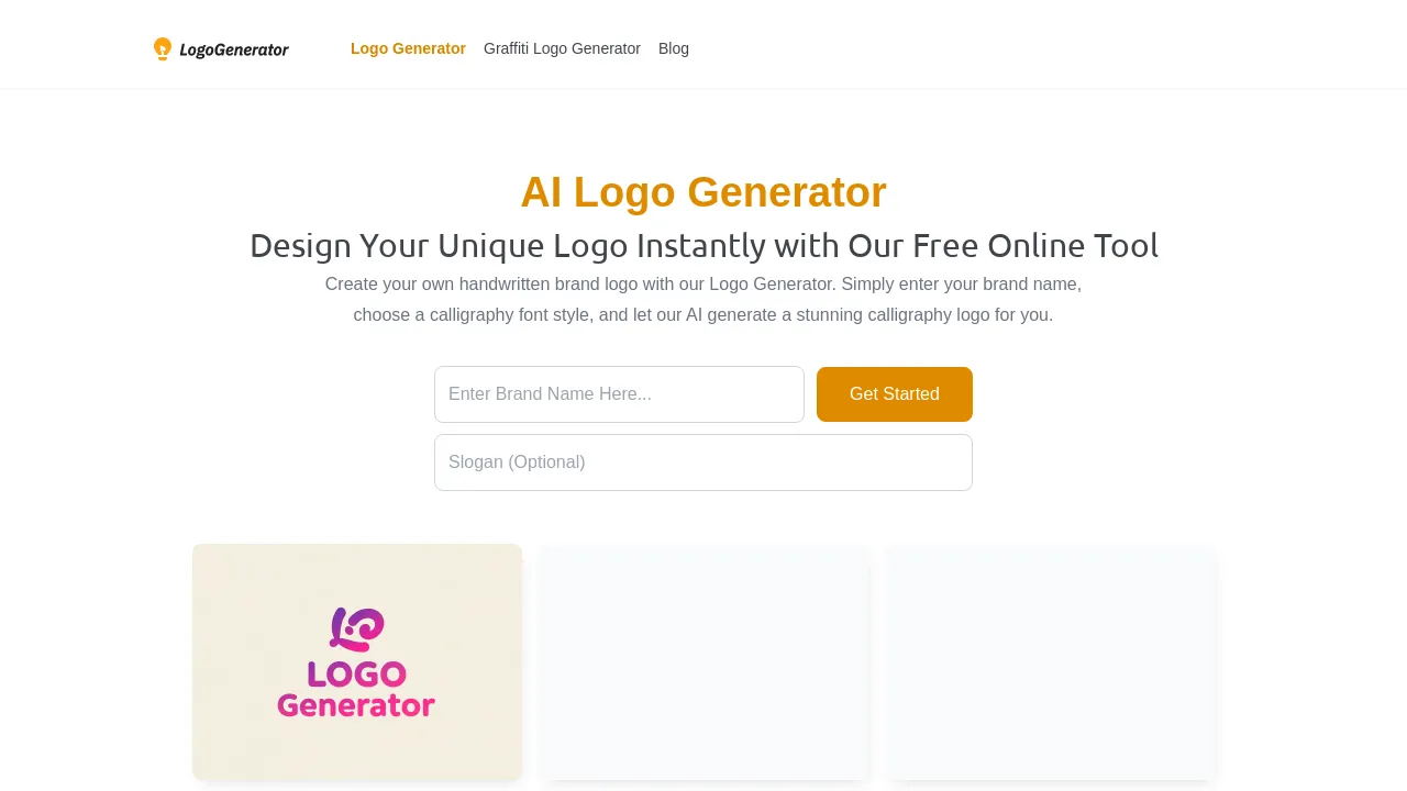 AI Logo Generator Design