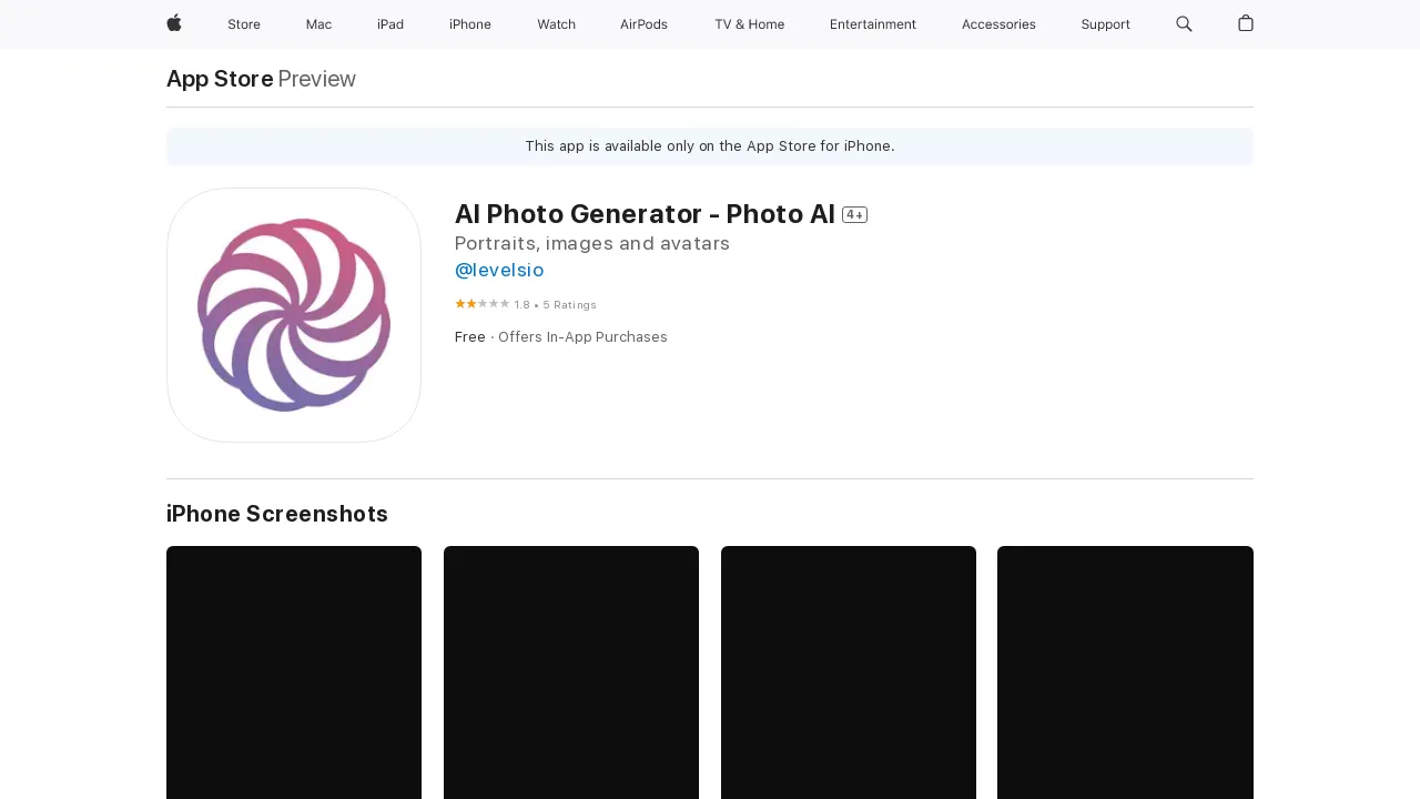 AI Photo Generator screenshot