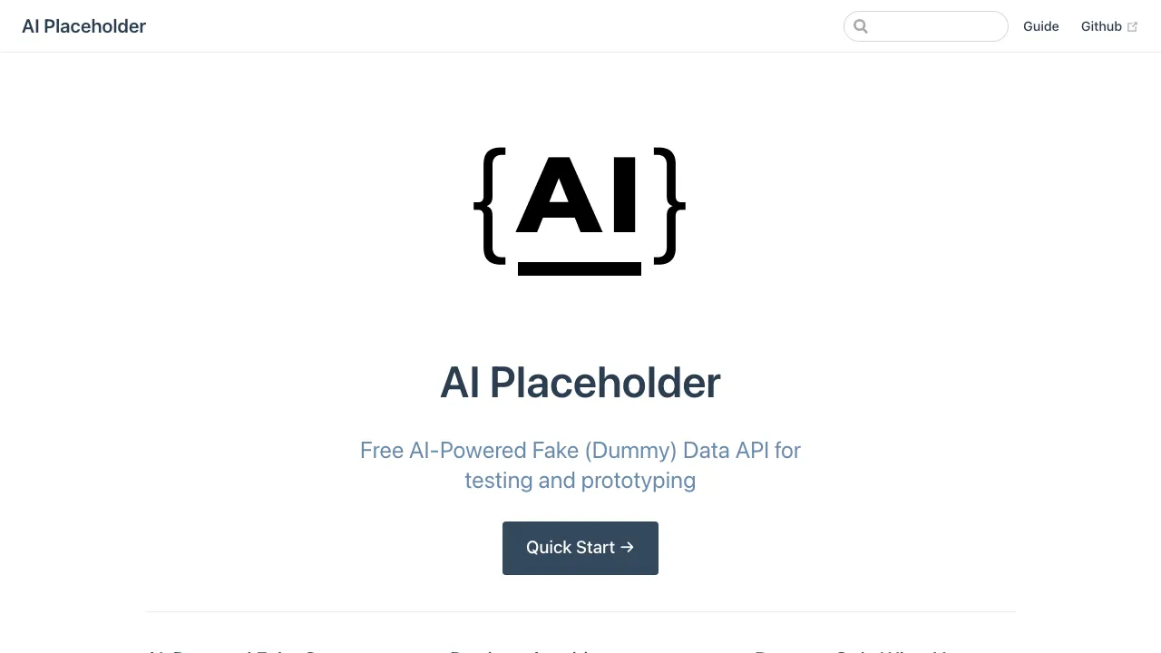 AI Placeholder screenshot