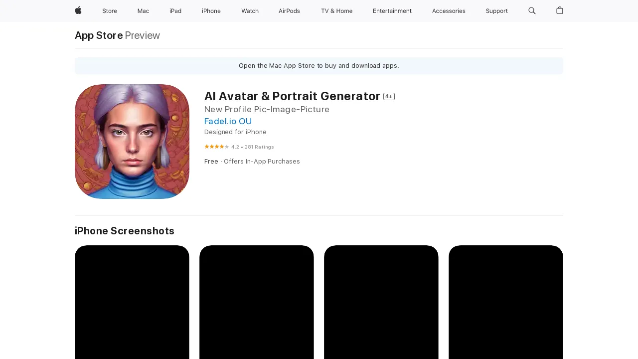 AI Profile Pic screenshot