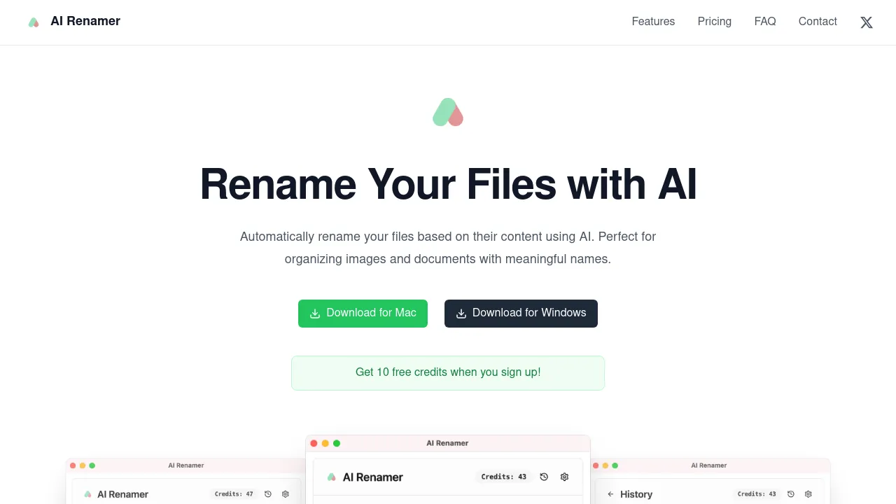 AI Renamer screenshot