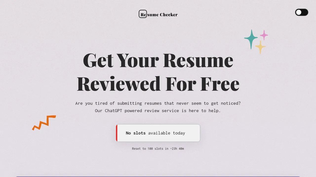 AI Resume Checker screenshot