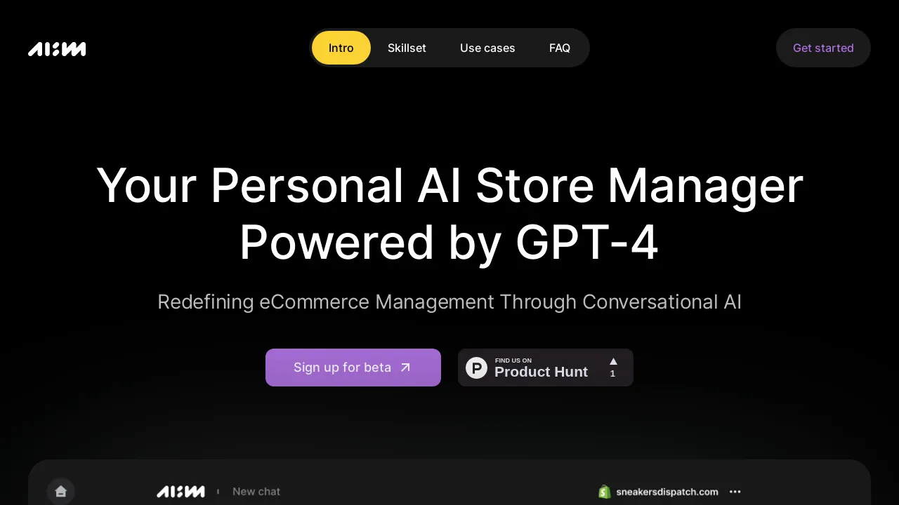 AI Store Manager screenshot