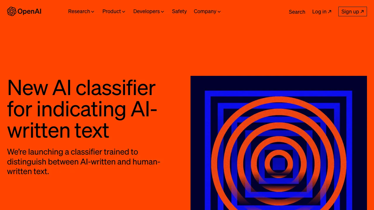 AI Text Classifier screenshot
