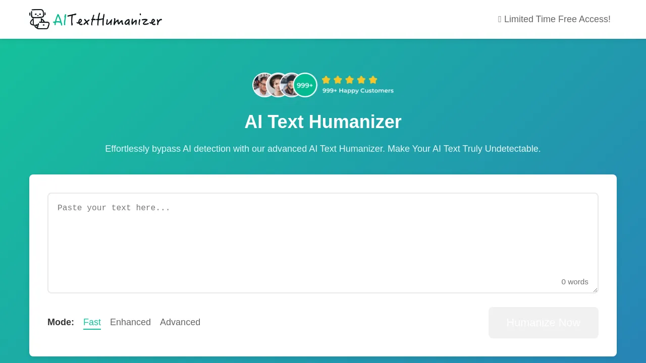 AI Text Humanizer screenshot